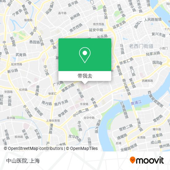 中山医院地图
