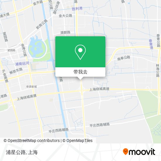 浦星公路地图