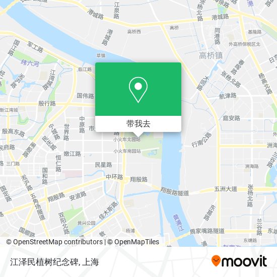 江泽民植树纪念碑地图