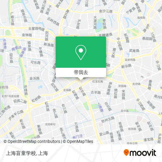 上海盲童学校地图