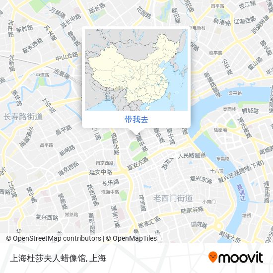 上海杜莎夫人蜡像馆地图