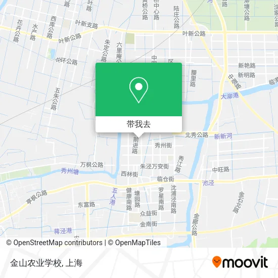 金山农业学校地图