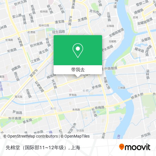 先棉堂（国际部11~12年级）地图