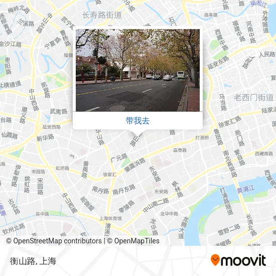 衡山路地图