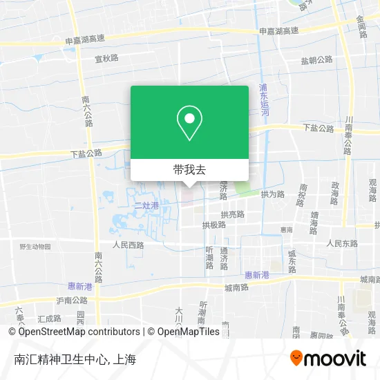 南汇精神卫生中心地图