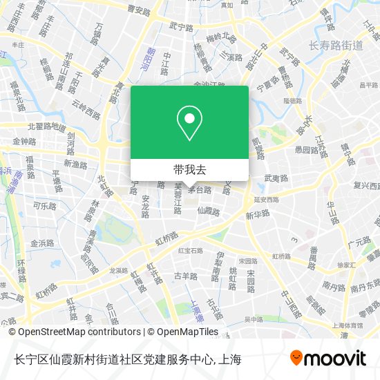 长宁区仙霞新村街道社区党建服务中心地图