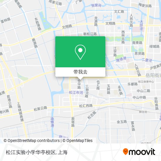 松江实验小学华亭校区地图