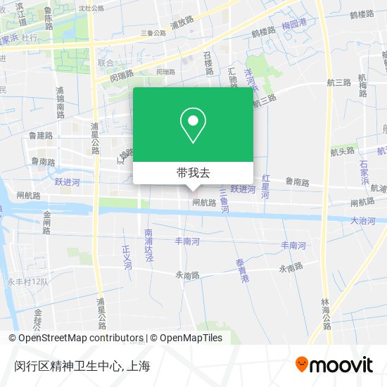 闵行区精神卫生中心地图
