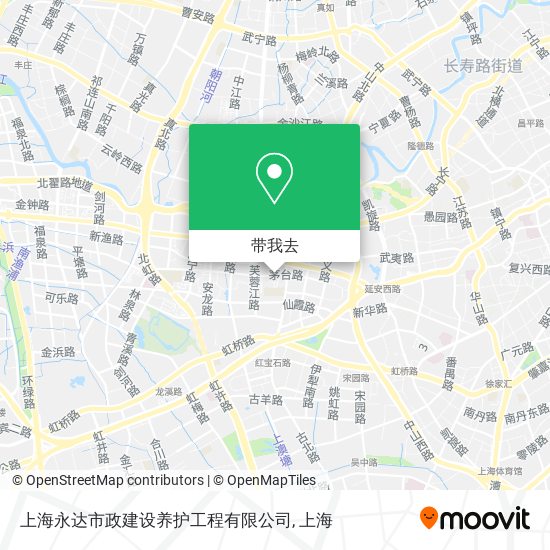 上海永达市政建设养护工程有限公司地图