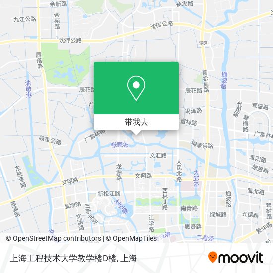 上海工程技术大学教学楼D楼地图