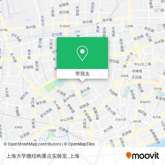 上海大学微结构重点实验室地图