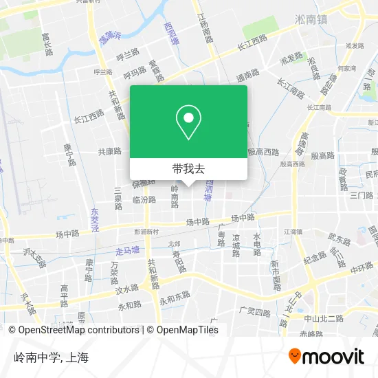 岭南中学地图
