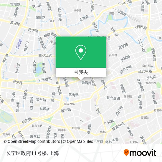 长宁区政府11号楼地图