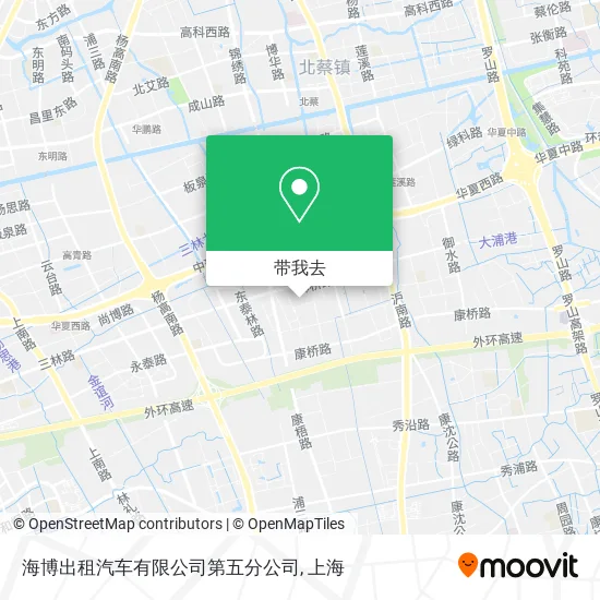 海博出租汽车有限公司第五分公司地图
