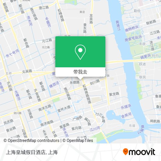 上海皇城假日酒店地图