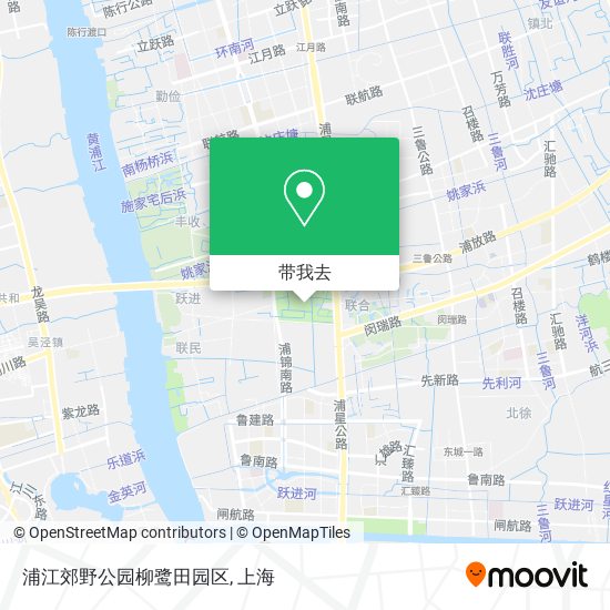 浦江郊野公园柳鹭田园区地图