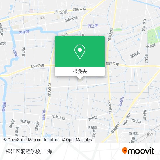 松江区洞泾学校地图