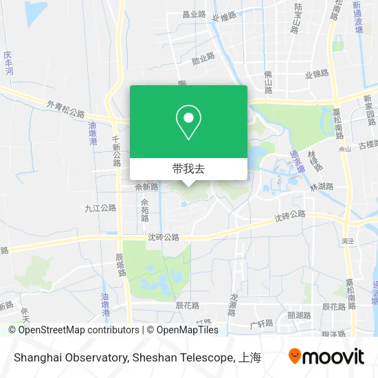 Shanghai Observatory, Sheshan Telescope地图