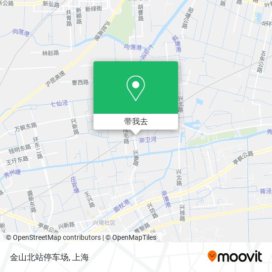 金山北站停车场地图