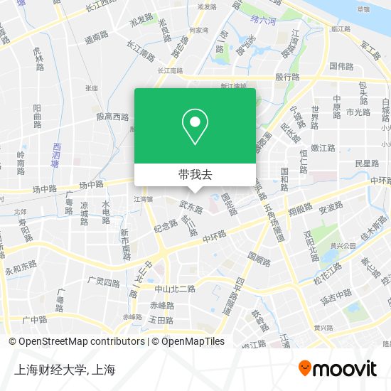 上海财经大学地图
