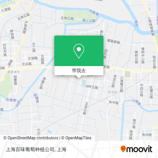 上海百味葡萄种植公司地图