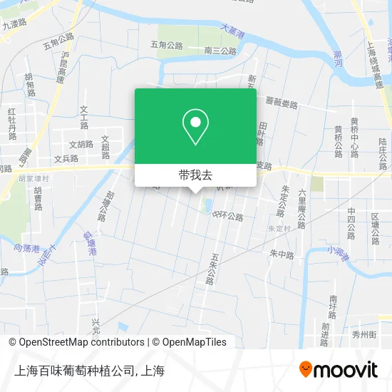 上海百味葡萄种植公司地图