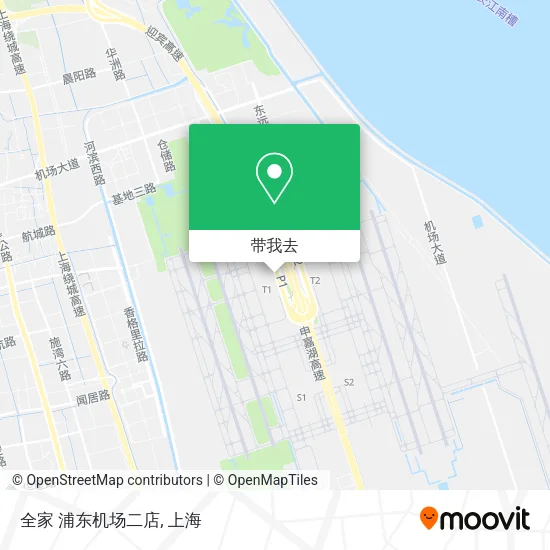 全家 浦东机场二店地图