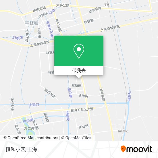 恒和小区地图