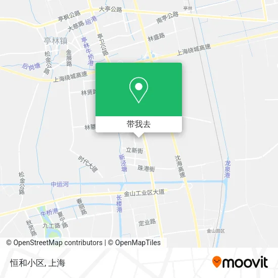 恒和小区地图