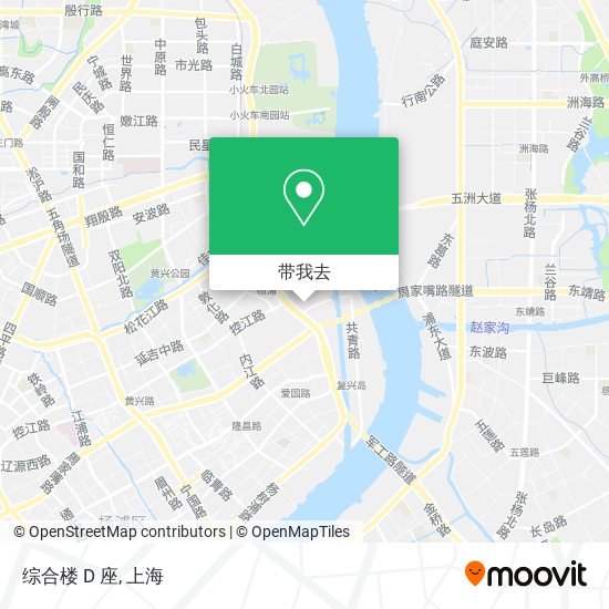 综合楼 D 座地图