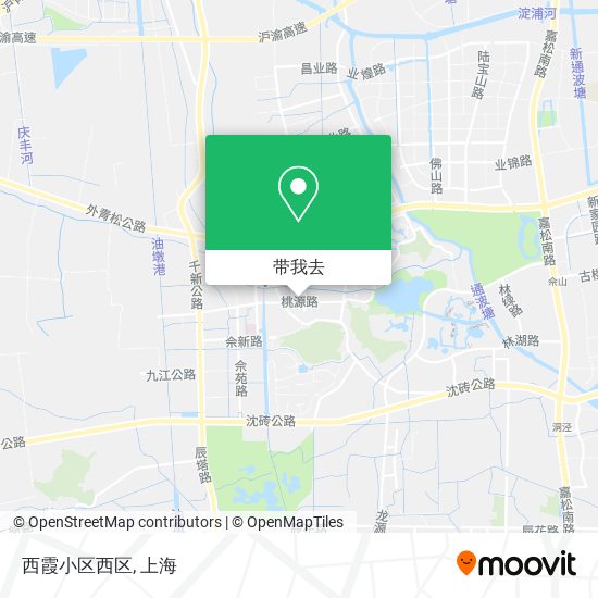 西霞小区西区地图