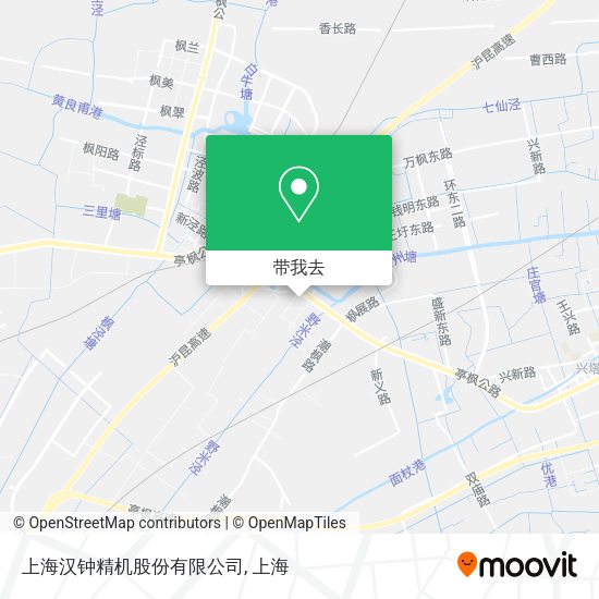 上海汉钟精机股份有限公司地图
