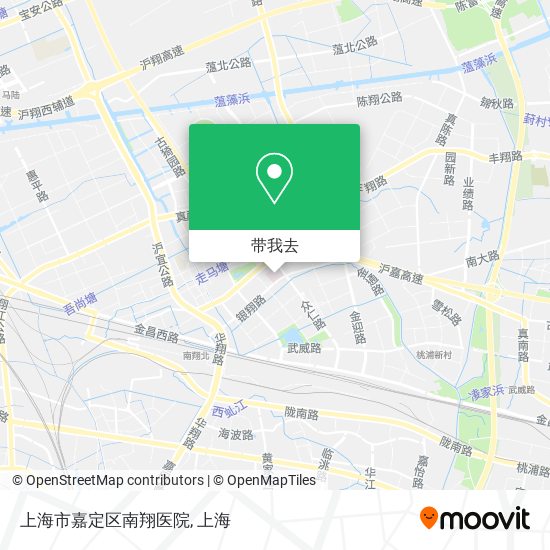 上海市嘉定区南翔医院地图