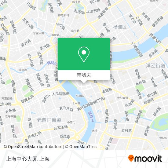 上海中心大厦地图
