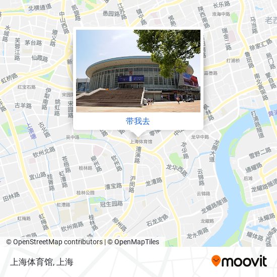 上海体育馆地图