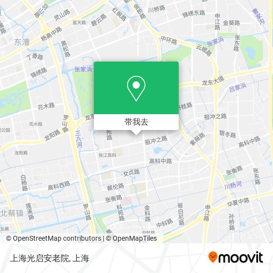 上海光启安老院地图