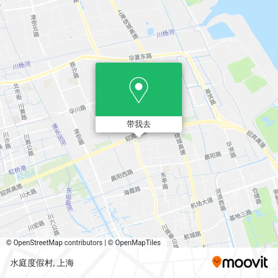 水庭度假村地图
