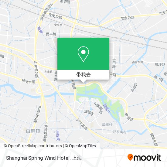 Shanghai Spring Wind Hotel地图