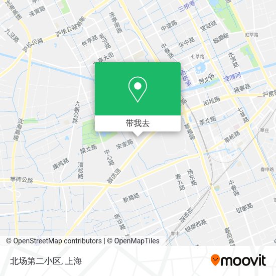 北场第二小区地图