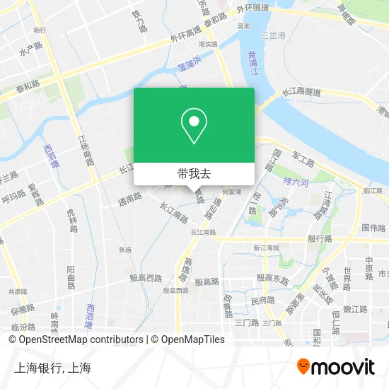 上海银行地图