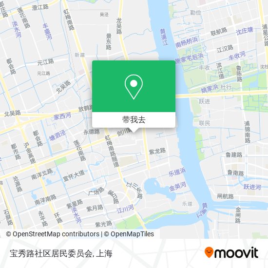 宝秀路社区居民委员会地图