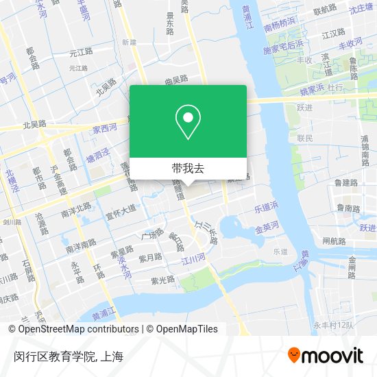 闵行区教育学院地图