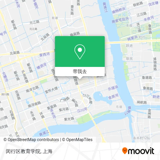 闵行区教育学院地图