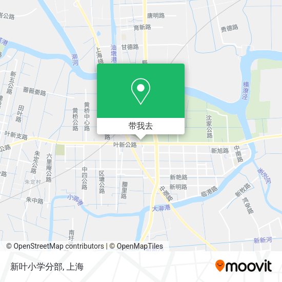 新叶小学分部地图