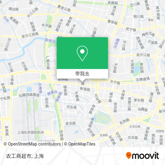 农工商超市地图