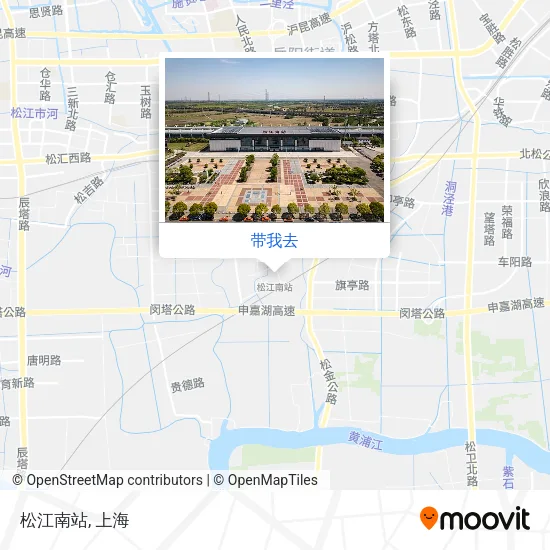 松江南站地图