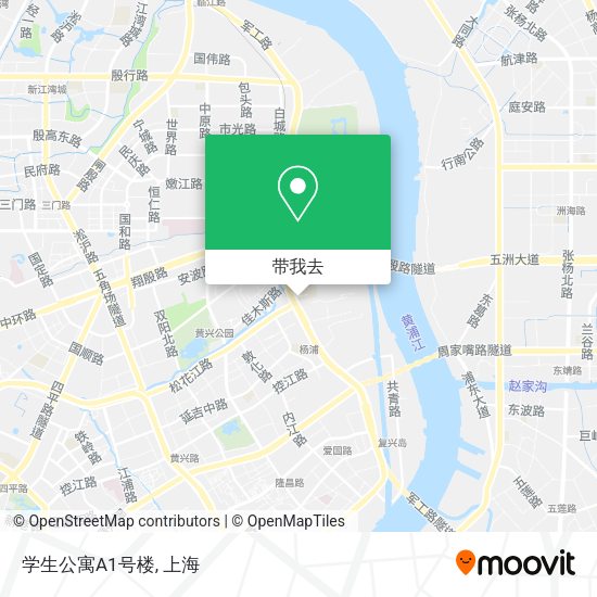 学生公寓A1号楼地图
