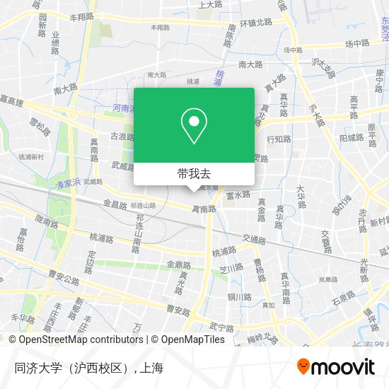 同济大学（沪西校区）地图