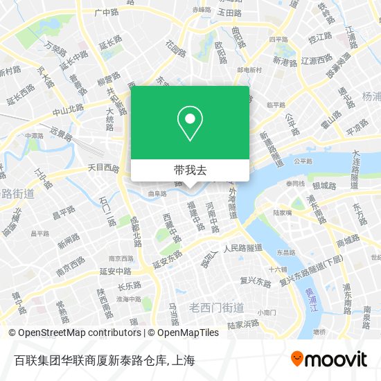 百联集团华联商厦新泰路仓库地图