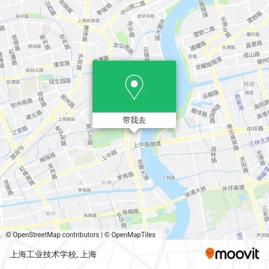 上海工业技术学校地图